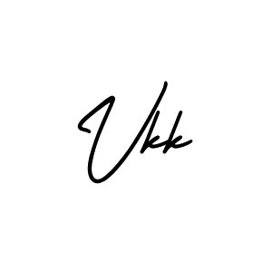 Use a signature maker to create a handwritten signature online. With this signature software, you can design (AmerikaSignatureDemo-Regular) your own signature for name Vkk. Vkk signature style 3 images and pictures png