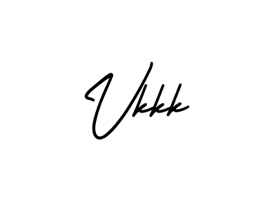The best way (AmerikaSignatureDemo-Regular) to make a short signature is to pick only two or three words in your name. The name Vkkk include a total of six letters. For converting this name. Vkkk signature style 3 images and pictures png