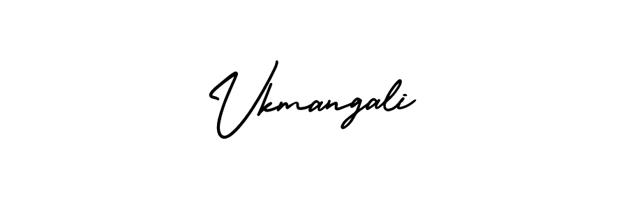 Similarly AmerikaSignatureDemo-Regular is the best handwritten signature design. Signature creator online .You can use it as an online autograph creator for name Vkmangali. Vkmangali signature style 3 images and pictures png