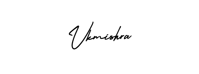 Make a beautiful signature design for name Vkmishra. With this signature (AmerikaSignatureDemo-Regular) style, you can create a handwritten signature for free. Vkmishra signature style 3 images and pictures png