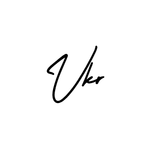 How to Draw Vkr signature style? AmerikaSignatureDemo-Regular is a latest design signature styles for name Vkr. Vkr signature style 3 images and pictures png