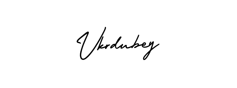 Make a beautiful signature design for name Vkrdubey. Use this online signature maker to create a handwritten signature for free. Vkrdubey signature style 3 images and pictures png