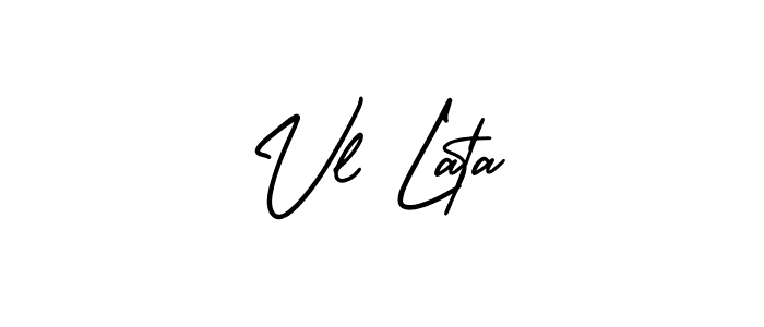 Similarly AmerikaSignatureDemo-Regular is the best handwritten signature design. Signature creator online .You can use it as an online autograph creator for name Vl Lata. Vl Lata signature style 3 images and pictures png