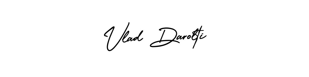 How to Draw Vlad Darolti signature style? AmerikaSignatureDemo-Regular is a latest design signature styles for name Vlad Darolti. Vlad Darolti signature style 3 images and pictures png