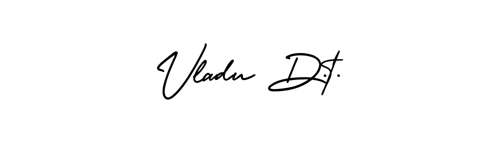 Use a signature maker to create a handwritten signature online. With this signature software, you can design (AmerikaSignatureDemo-Regular) your own signature for name Vladu D.t.. Vladu D.t. signature style 3 images and pictures png