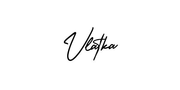Also You can easily find your signature by using the search form. We will create Vlatka name handwritten signature images for you free of cost using AmerikaSignatureDemo-Regular sign style. Vlatka signature style 3 images and pictures png