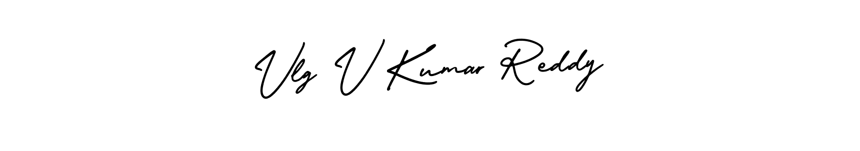 You should practise on your own different ways (AmerikaSignatureDemo-Regular) to write your name (Vlg V Kumar Reddy) in signature. don't let someone else do it for you. Vlg V Kumar Reddy signature style 3 images and pictures png