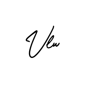 Create a beautiful signature design for name Vlw. With this signature (AmerikaSignatureDemo-Regular) fonts, you can make a handwritten signature for free. Vlw signature style 3 images and pictures png