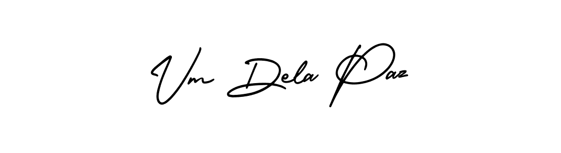 How to Draw Vm Dela Paz signature style? AmerikaSignatureDemo-Regular is a latest design signature styles for name Vm Dela Paz. Vm Dela Paz signature style 3 images and pictures png