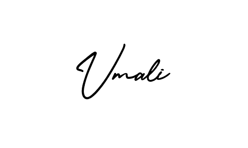 Make a beautiful signature design for name Vmali. With this signature (AmerikaSignatureDemo-Regular) style, you can create a handwritten signature for free. Vmali signature style 3 images and pictures png