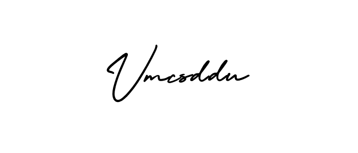 Design your own signature with our free online signature maker. With this signature software, you can create a handwritten (AmerikaSignatureDemo-Regular) signature for name Vmcsddu. Vmcsddu signature style 3 images and pictures png