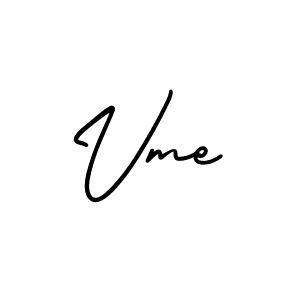 The best way (AmerikaSignatureDemo-Regular) to make a short signature is to pick only two or three words in your name. The name Vme include a total of six letters. For converting this name. Vme signature style 3 images and pictures png