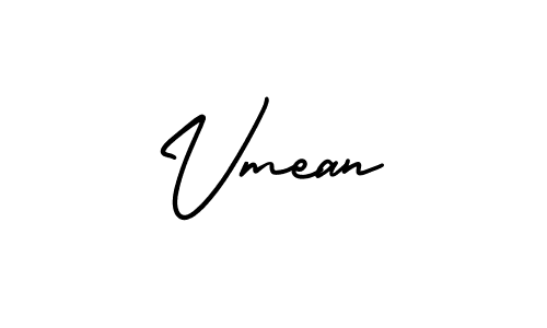 if you are searching for the best signature style for your name Vmean. so please give up your signature search. here we have designed multiple signature styles  using AmerikaSignatureDemo-Regular. Vmean signature style 3 images and pictures png