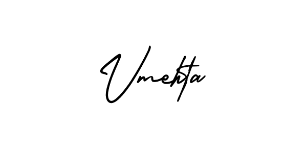 if you are searching for the best signature style for your name Vmehta. so please give up your signature search. here we have designed multiple signature styles  using AmerikaSignatureDemo-Regular. Vmehta signature style 3 images and pictures png