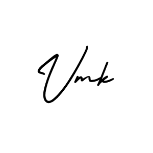 Make a beautiful signature design for name Vmk. With this signature (AmerikaSignatureDemo-Regular) style, you can create a handwritten signature for free. Vmk signature style 3 images and pictures png