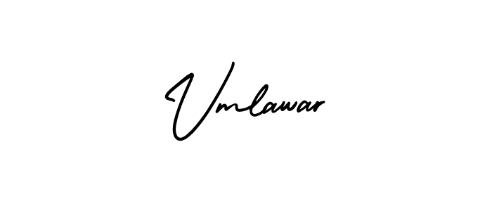 Use a signature maker to create a handwritten signature online. With this signature software, you can design (AmerikaSignatureDemo-Regular) your own signature for name Vmlawar. Vmlawar signature style 3 images and pictures png
