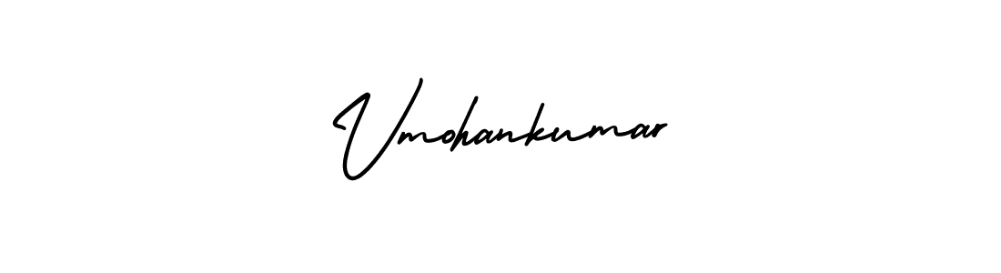 Make a beautiful signature design for name Vmohankumar. With this signature (AmerikaSignatureDemo-Regular) style, you can create a handwritten signature for free. Vmohankumar signature style 3 images and pictures png