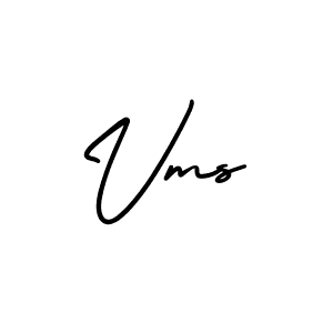 It looks lik you need a new signature style for name Vms. Design unique handwritten (AmerikaSignatureDemo-Regular) signature with our free signature maker in just a few clicks. Vms signature style 3 images and pictures png