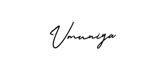 How to Draw Vmuniya signature style? AmerikaSignatureDemo-Regular is a latest design signature styles for name Vmuniya. Vmuniya signature style 3 images and pictures png