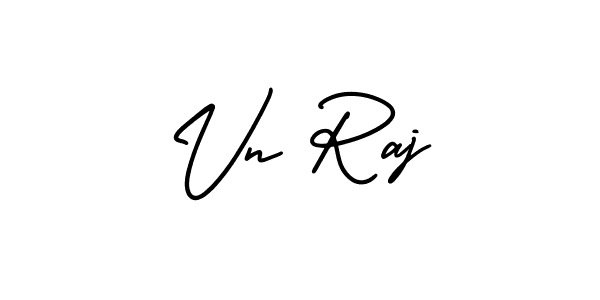 Use a signature maker to create a handwritten signature online. With this signature software, you can design (AmerikaSignatureDemo-Regular) your own signature for name Vn Raj. Vn Raj signature style 3 images and pictures png
