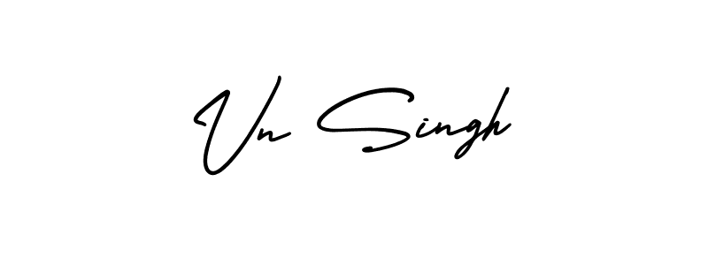 Create a beautiful signature design for name Vn Singh. With this signature (AmerikaSignatureDemo-Regular) fonts, you can make a handwritten signature for free. Vn Singh signature style 3 images and pictures png