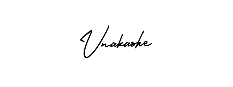 It looks lik you need a new signature style for name Vnakashe. Design unique handwritten (AmerikaSignatureDemo-Regular) signature with our free signature maker in just a few clicks. Vnakashe signature style 3 images and pictures png