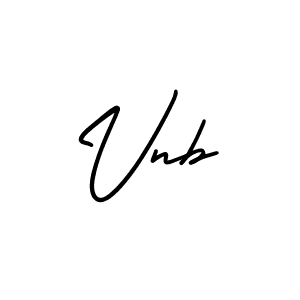 How to make Vnb signature? AmerikaSignatureDemo-Regular is a professional autograph style. Create handwritten signature for Vnb name. Vnb signature style 3 images and pictures png