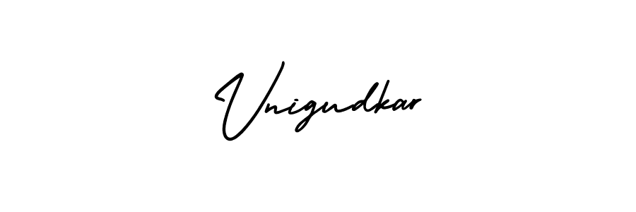 Create a beautiful signature design for name Vnigudkar. With this signature (AmerikaSignatureDemo-Regular) fonts, you can make a handwritten signature for free. Vnigudkar signature style 3 images and pictures png