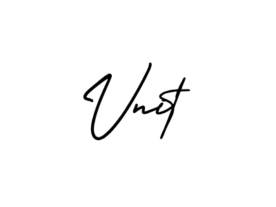 You should practise on your own different ways (AmerikaSignatureDemo-Regular) to write your name (Vnit) in signature. don't let someone else do it for you. Vnit signature style 3 images and pictures png
