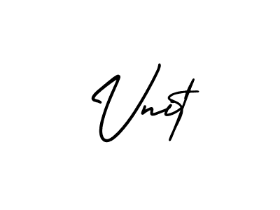 You should practise on your own different ways (AmerikaSignatureDemo-Regular) to write your name (Vnit) in signature. don't let someone else do it for you. Vnit signature style 3 images and pictures png