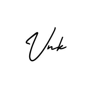 How to make Vnk signature? AmerikaSignatureDemo-Regular is a professional autograph style. Create handwritten signature for Vnk name. Vnk signature style 3 images and pictures png