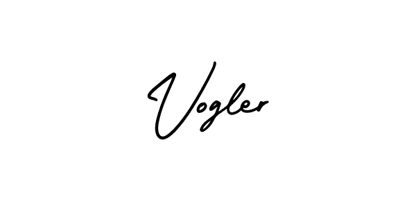 Use a signature maker to create a handwritten signature online. With this signature software, you can design (AmerikaSignatureDemo-Regular) your own signature for name Vogler. Vogler signature style 3 images and pictures png