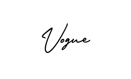 The best way (AmerikaSignatureDemo-Regular) to make a short signature is to pick only two or three words in your name. The name Vogue include a total of six letters. For converting this name. Vogue signature style 3 images and pictures png