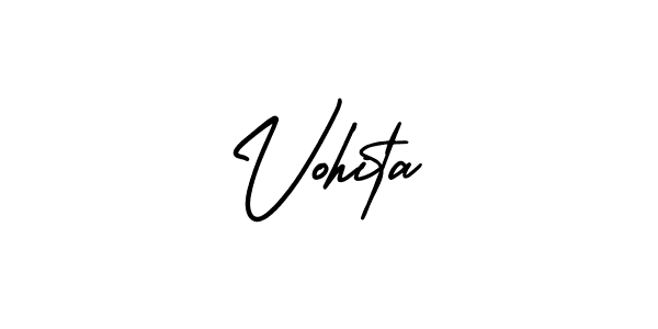 Make a beautiful signature design for name Vohita. With this signature (AmerikaSignatureDemo-Regular) style, you can create a handwritten signature for free. Vohita signature style 3 images and pictures png