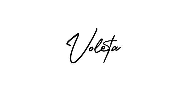 It looks lik you need a new signature style for name Voleta. Design unique handwritten (AmerikaSignatureDemo-Regular) signature with our free signature maker in just a few clicks. Voleta signature style 3 images and pictures png