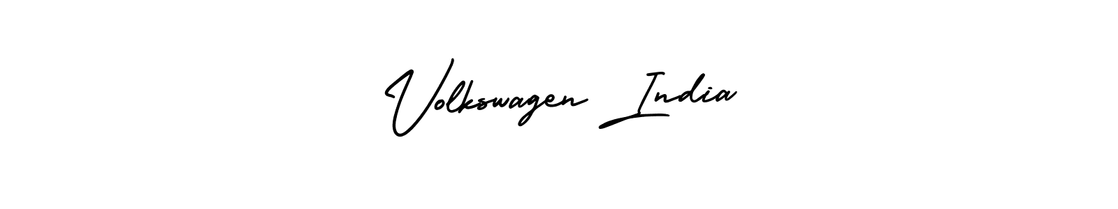 Similarly AmerikaSignatureDemo-Regular is the best handwritten signature design. Signature creator online .You can use it as an online autograph creator for name Volkswagen India. Volkswagen India signature style 3 images and pictures png