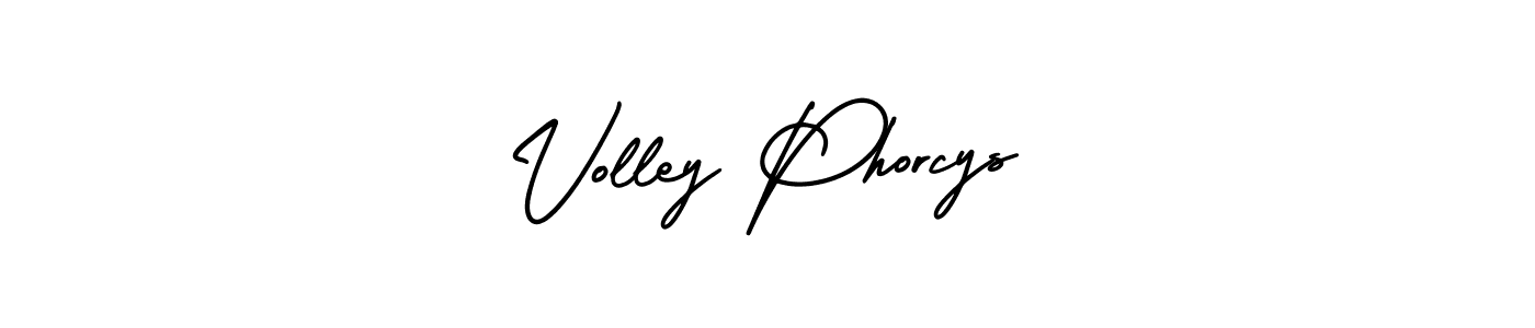 Design your own signature with our free online signature maker. With this signature software, you can create a handwritten (AmerikaSignatureDemo-Regular) signature for name Volley Phorcys. Volley Phorcys signature style 3 images and pictures png