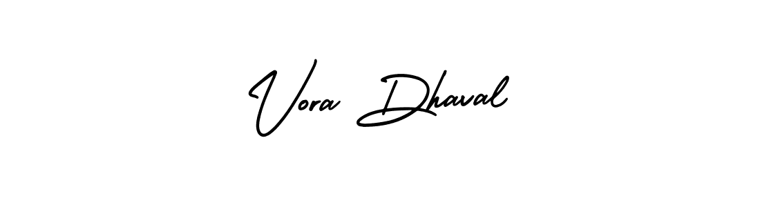 Design your own signature with our free online signature maker. With this signature software, you can create a handwritten (AmerikaSignatureDemo-Regular) signature for name Vora Dhaval. Vora Dhaval signature style 3 images and pictures png