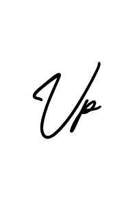 How to make Vp name signature. Use AmerikaSignatureDemo-Regular style for creating short signs online. This is the latest handwritten sign. Vp signature style 3 images and pictures png