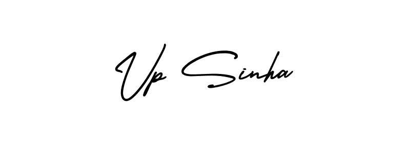 Vp Sinha stylish signature style. Best Handwritten Sign (AmerikaSignatureDemo-Regular) for my name. Handwritten Signature Collection Ideas for my name Vp Sinha. Vp Sinha signature style 3 images and pictures png