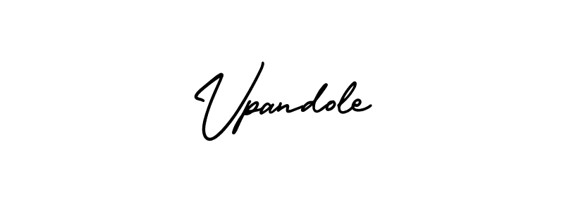 How to make Vpandole name signature. Use AmerikaSignatureDemo-Regular style for creating short signs online. This is the latest handwritten sign. Vpandole signature style 3 images and pictures png
