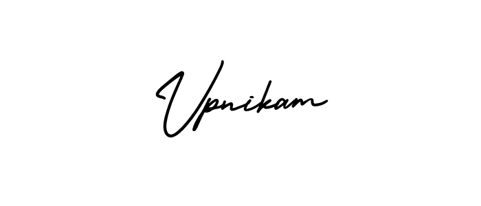 Vpnikam stylish signature style. Best Handwritten Sign (AmerikaSignatureDemo-Regular) for my name. Handwritten Signature Collection Ideas for my name Vpnikam. Vpnikam signature style 3 images and pictures png