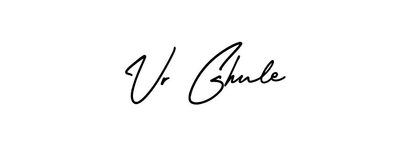 How to Draw Vr Ghule signature style? AmerikaSignatureDemo-Regular is a latest design signature styles for name Vr Ghule. Vr Ghule signature style 3 images and pictures png