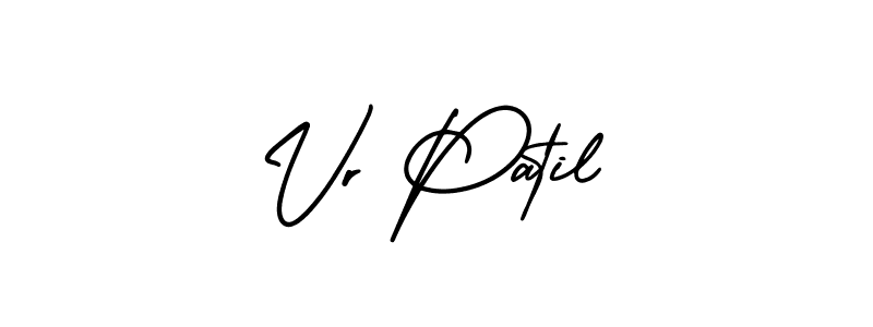 Make a beautiful signature design for name Vr Patil. Use this online signature maker to create a handwritten signature for free. Vr Patil signature style 3 images and pictures png