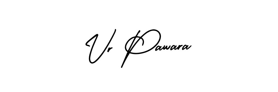 Also we have Vr Pawara name is the best signature style. Create professional handwritten signature collection using AmerikaSignatureDemo-Regular autograph style. Vr Pawara signature style 3 images and pictures png