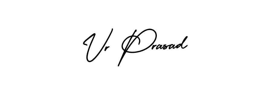 AmerikaSignatureDemo-Regular is a professional signature style that is perfect for those who want to add a touch of class to their signature. It is also a great choice for those who want to make their signature more unique. Get Vr Prasad name to fancy signature for free. Vr Prasad signature style 3 images and pictures png