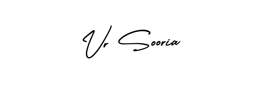 if you are searching for the best signature style for your name Vr Sooria. so please give up your signature search. here we have designed multiple signature styles  using AmerikaSignatureDemo-Regular. Vr Sooria signature style 3 images and pictures png
