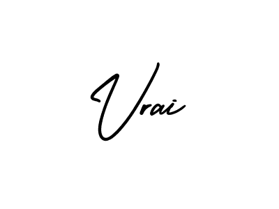 Similarly AmerikaSignatureDemo-Regular is the best handwritten signature design. Signature creator online .You can use it as an online autograph creator for name Vrai. Vrai signature style 3 images and pictures png