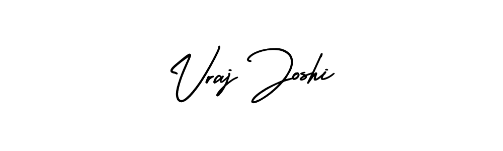 Also You can easily find your signature by using the search form. We will create Vraj Joshi name handwritten signature images for you free of cost using AmerikaSignatureDemo-Regular sign style. Vraj Joshi signature style 3 images and pictures png