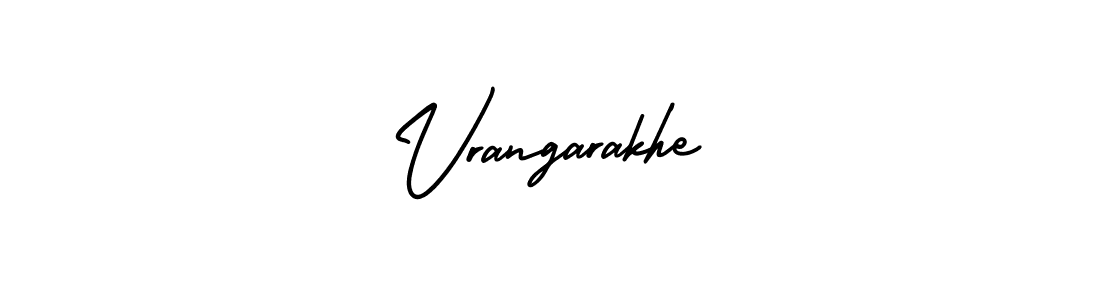 This is the best signature style for the Vrangarakhe name. Also you like these signature font (AmerikaSignatureDemo-Regular). Mix name signature. Vrangarakhe signature style 3 images and pictures png